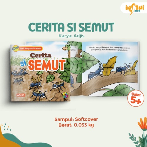 Buku Seri Mengenal Hewan Cerita Si Semut - Gema Insani 100% Original